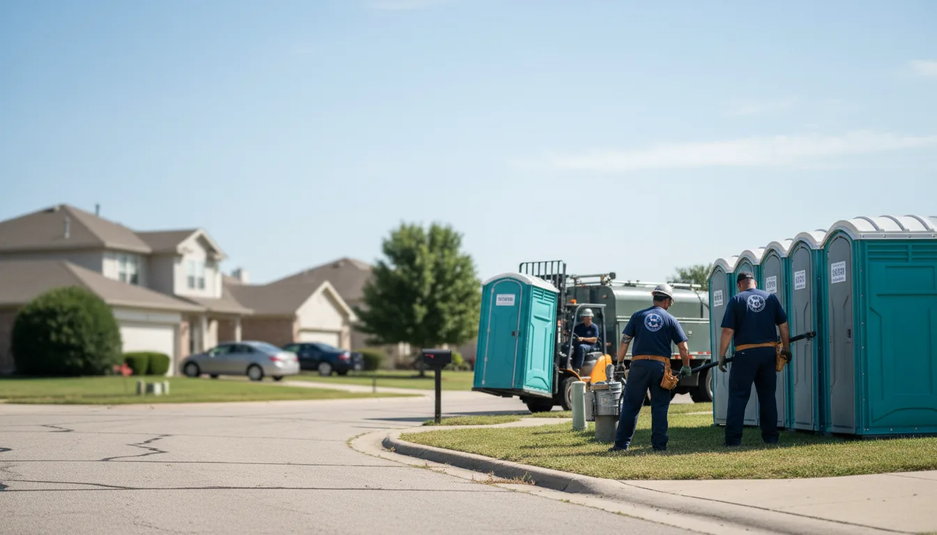 Porta Potty Rental in Leslie, MI near me